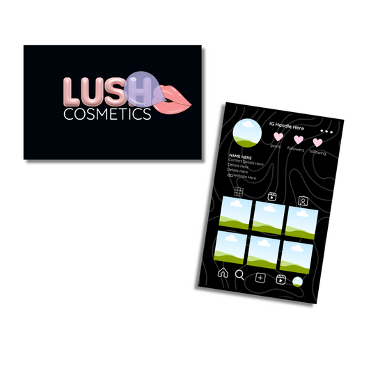 BUSINESS CARD TEMPLATE | LUSH